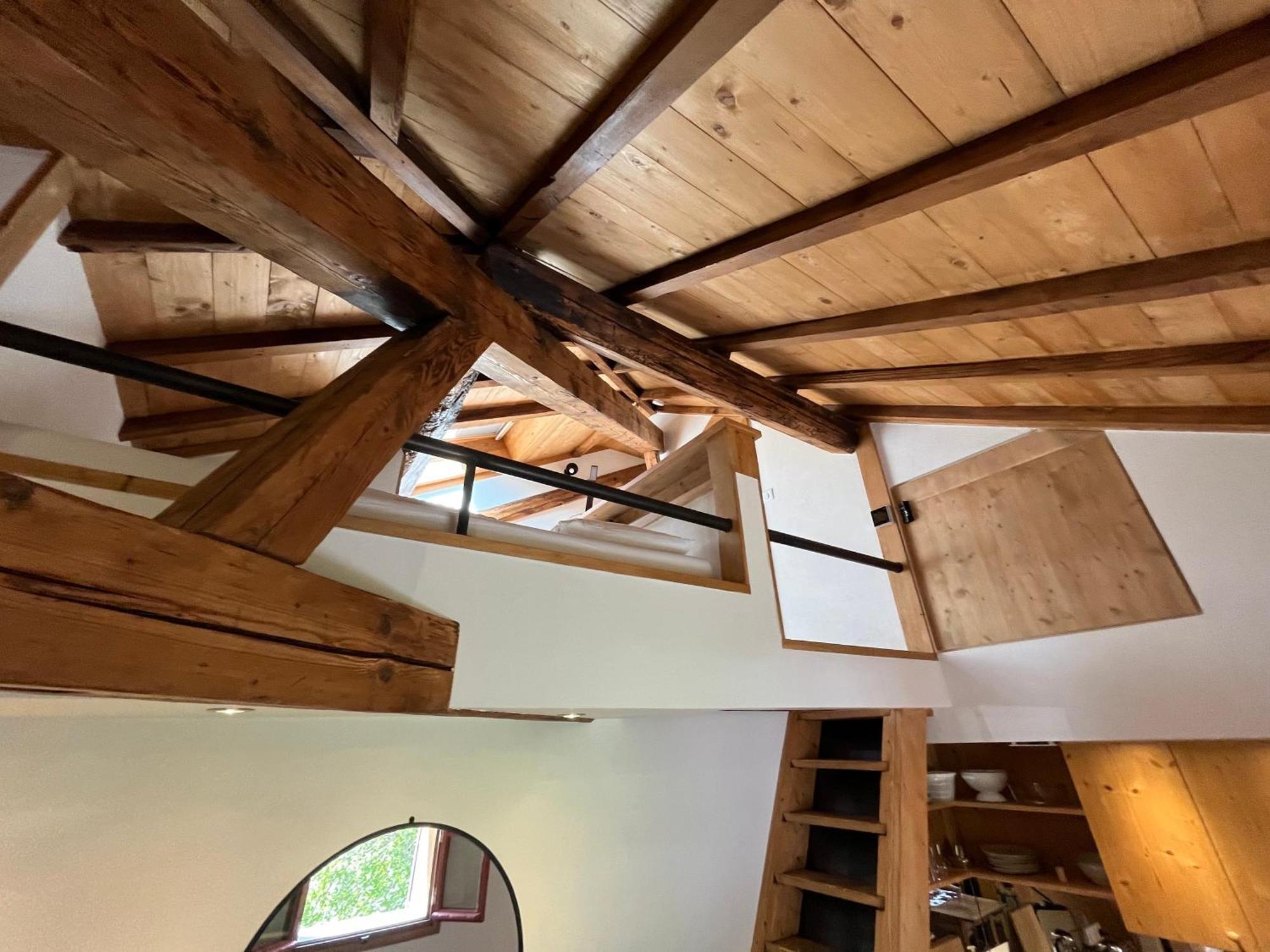 Apartament Un Nid Sous Les Toits Saint-Gervais-les-Bains Zewnętrze zdjęcie
